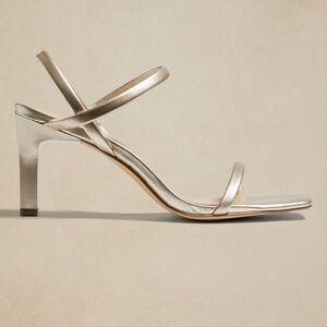 Banana Republic Metallic Strappy Heels